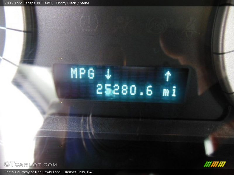 Ebony Black / Stone 2012 Ford Escape XLT 4WD