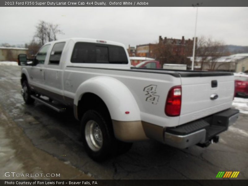 Oxford White / Adobe 2013 Ford F350 Super Duty Lariat Crew Cab 4x4 Dually