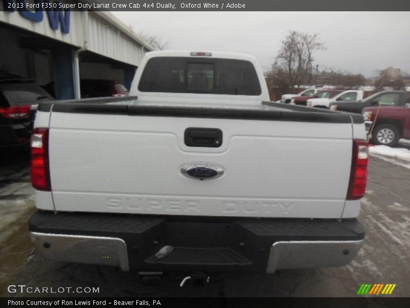 Oxford White / Adobe 2013 Ford F350 Super Duty Lariat Crew Cab 4x4 Dually