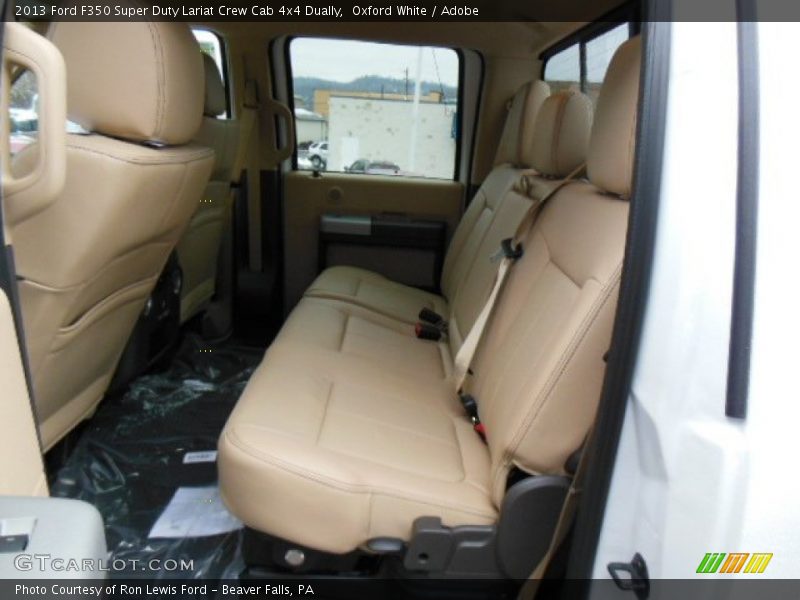 Oxford White / Adobe 2013 Ford F350 Super Duty Lariat Crew Cab 4x4 Dually