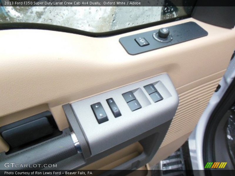 Oxford White / Adobe 2013 Ford F350 Super Duty Lariat Crew Cab 4x4 Dually