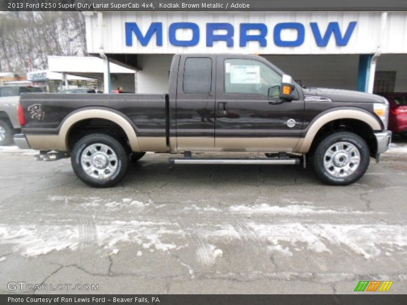 Kodiak Brown Metallic / Adobe 2013 Ford F250 Super Duty Lariat SuperCab 4x4