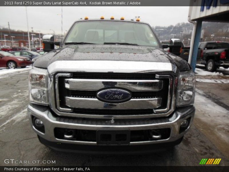 Kodiak Brown Metallic / Adobe 2013 Ford F250 Super Duty Lariat SuperCab 4x4