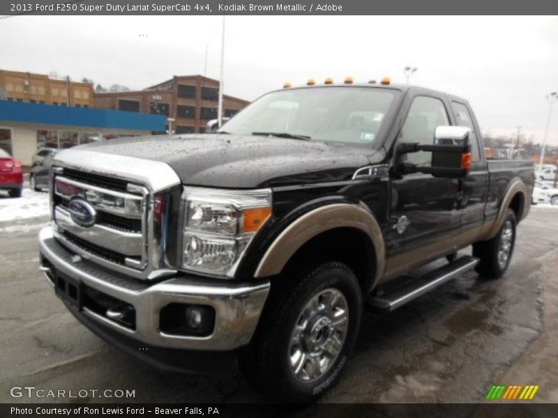 Kodiak Brown Metallic / Adobe 2013 Ford F250 Super Duty Lariat SuperCab 4x4