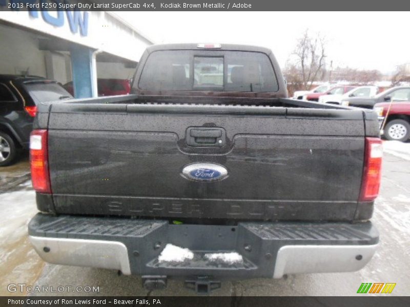 Kodiak Brown Metallic / Adobe 2013 Ford F250 Super Duty Lariat SuperCab 4x4