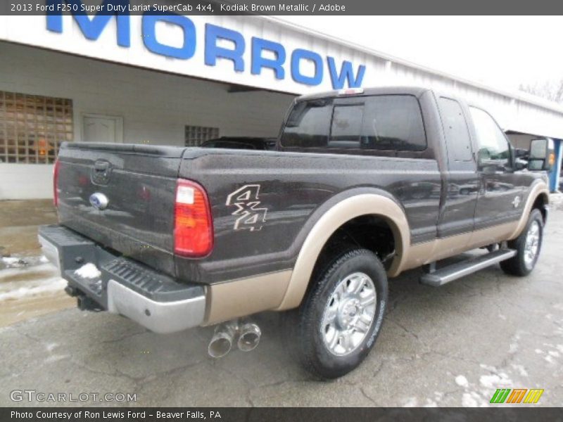 Kodiak Brown Metallic / Adobe 2013 Ford F250 Super Duty Lariat SuperCab 4x4