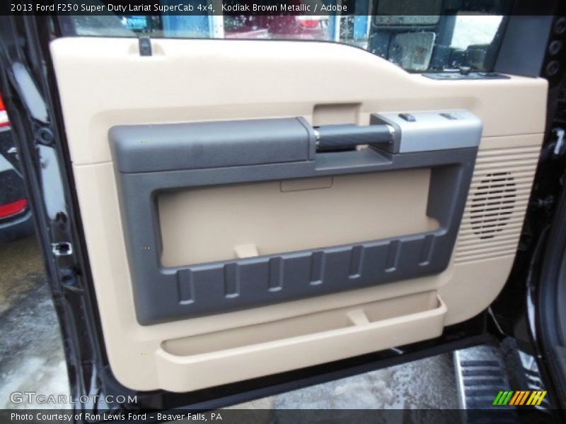 Kodiak Brown Metallic / Adobe 2013 Ford F250 Super Duty Lariat SuperCab 4x4