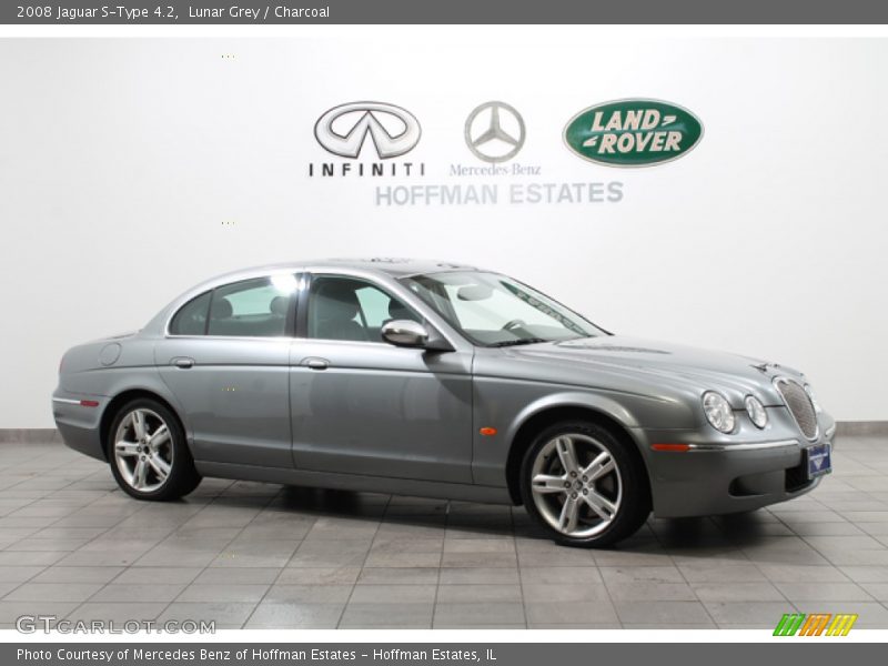 Lunar Grey / Charcoal 2008 Jaguar S-Type 4.2