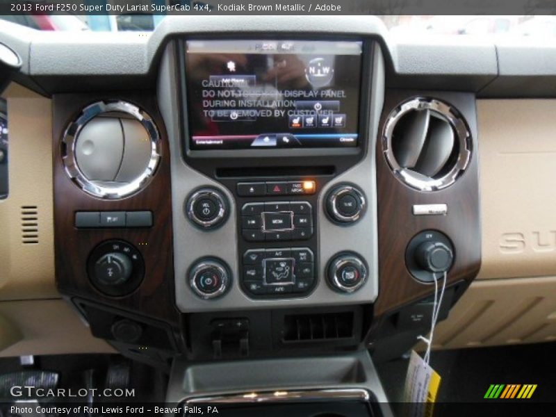 Controls of 2013 F250 Super Duty Lariat SuperCab 4x4