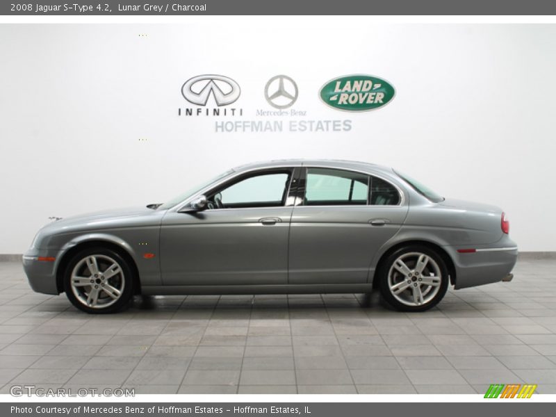 Lunar Grey / Charcoal 2008 Jaguar S-Type 4.2