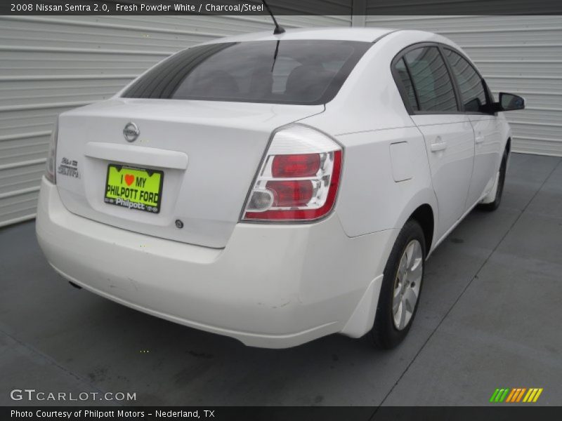 Fresh Powder White / Charcoal/Steel 2008 Nissan Sentra 2.0