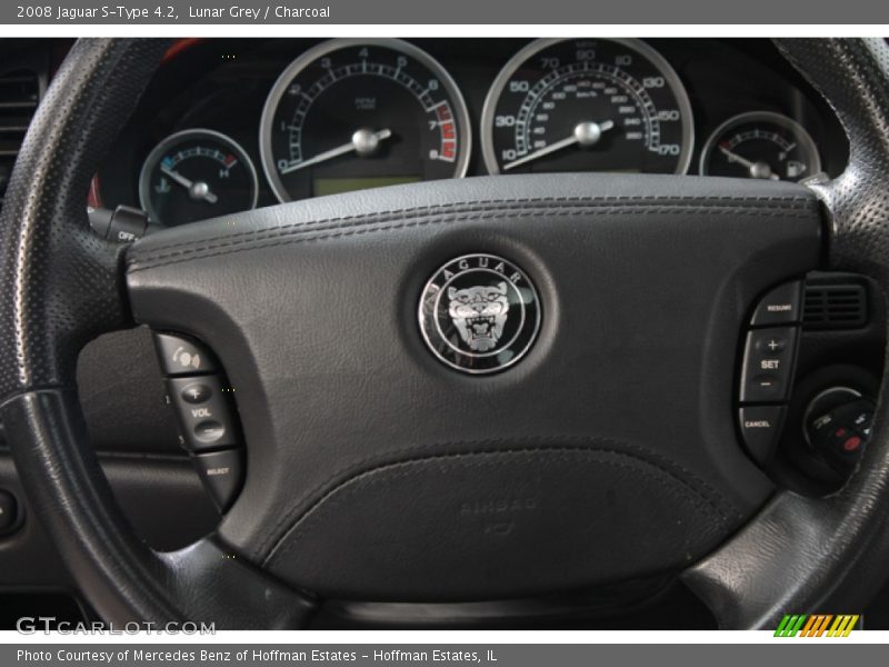 Lunar Grey / Charcoal 2008 Jaguar S-Type 4.2