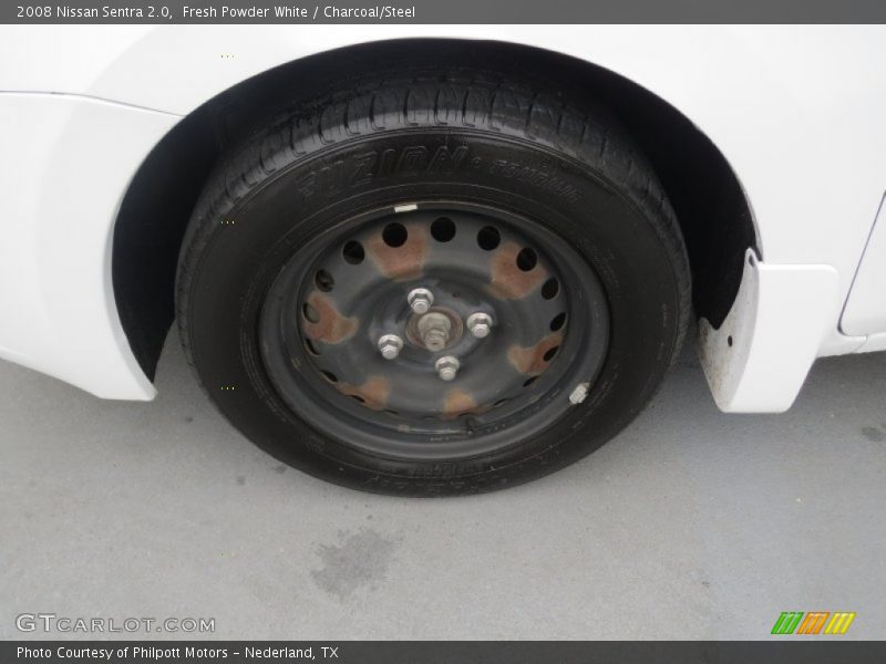 Fresh Powder White / Charcoal/Steel 2008 Nissan Sentra 2.0