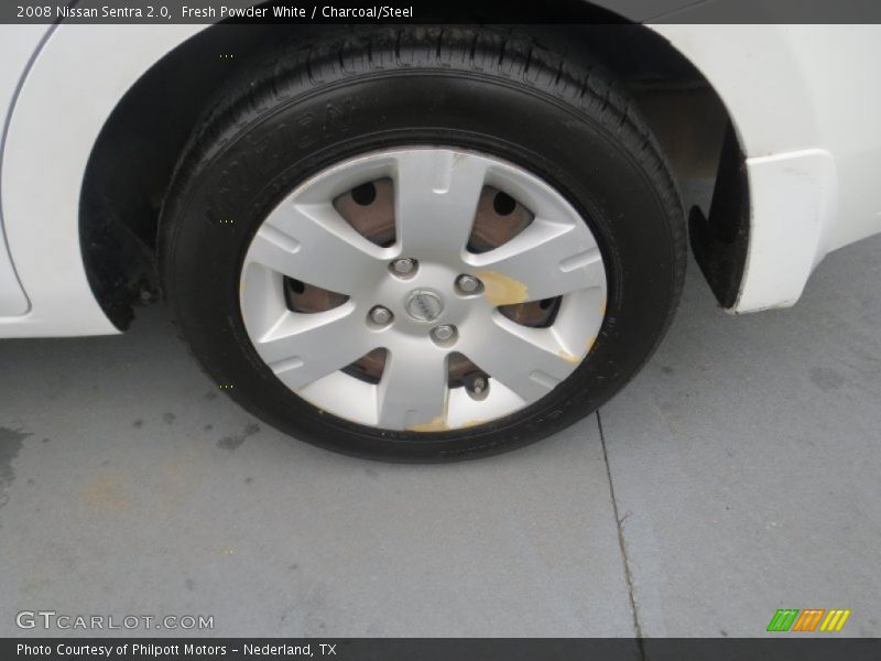 Fresh Powder White / Charcoal/Steel 2008 Nissan Sentra 2.0