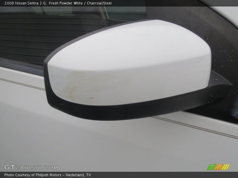 Fresh Powder White / Charcoal/Steel 2008 Nissan Sentra 2.0