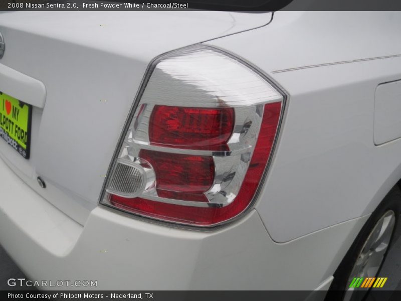 Fresh Powder White / Charcoal/Steel 2008 Nissan Sentra 2.0