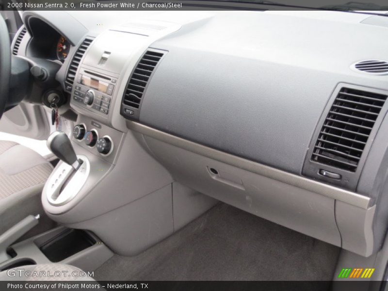 Fresh Powder White / Charcoal/Steel 2008 Nissan Sentra 2.0