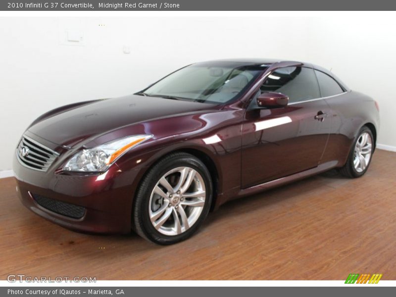 Front 3/4 View of 2010 G 37 Convertible