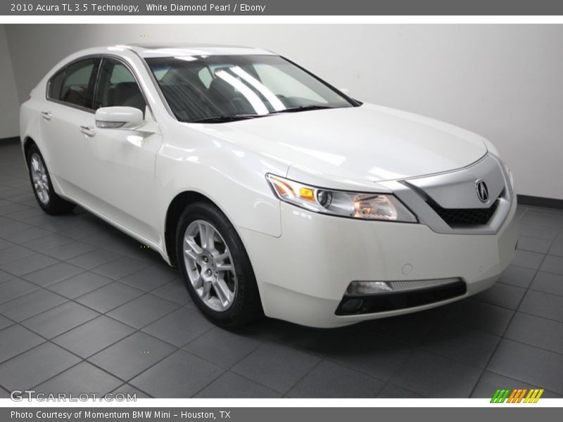 White Diamond Pearl / Ebony 2010 Acura TL 3.5 Technology