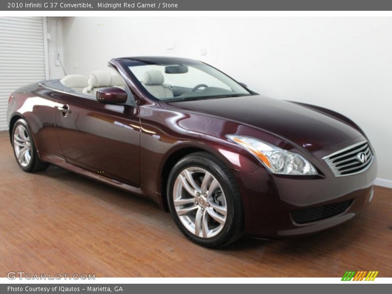 Front 3/4 View of 2010 G 37 Convertible