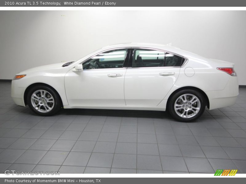 White Diamond Pearl / Ebony 2010 Acura TL 3.5 Technology