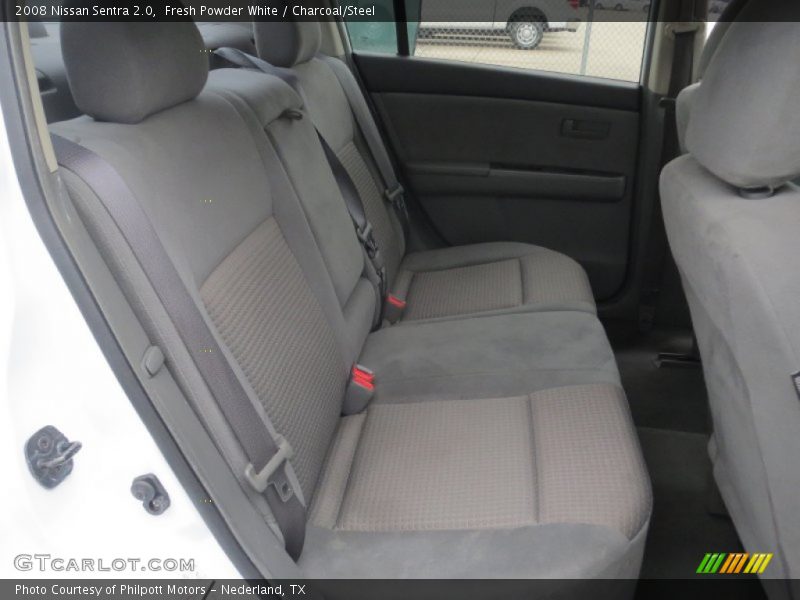 Fresh Powder White / Charcoal/Steel 2008 Nissan Sentra 2.0