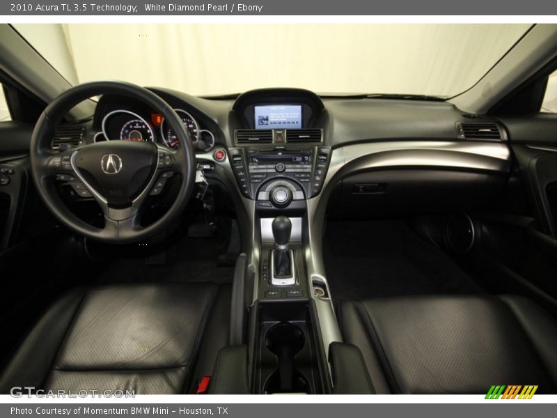 White Diamond Pearl / Ebony 2010 Acura TL 3.5 Technology