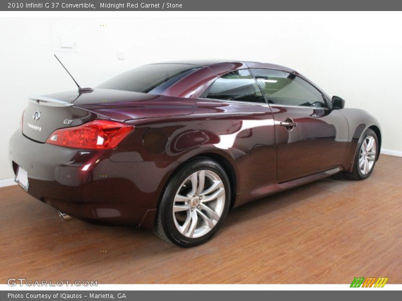 Midnight Red Garnet / Stone 2010 Infiniti G 37 Convertible