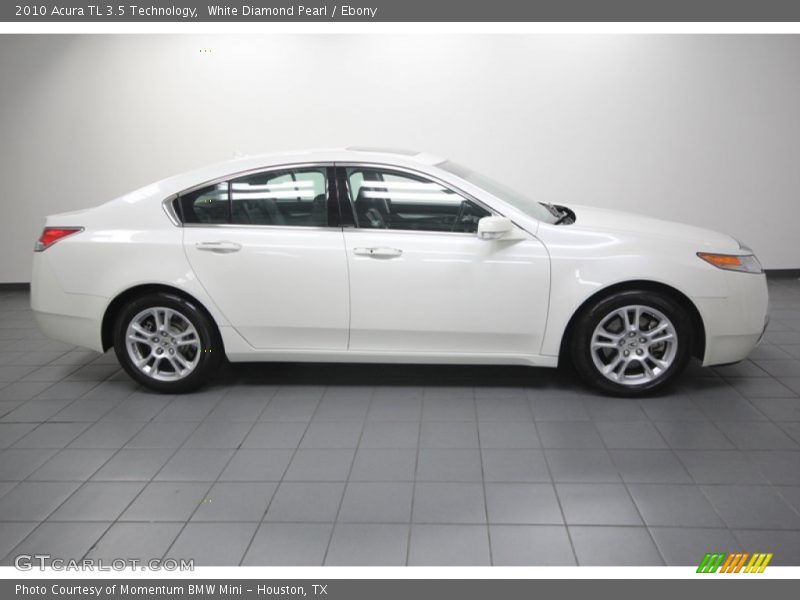 White Diamond Pearl / Ebony 2010 Acura TL 3.5 Technology
