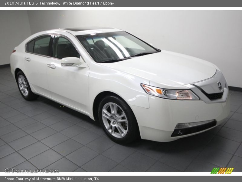 White Diamond Pearl / Ebony 2010 Acura TL 3.5 Technology