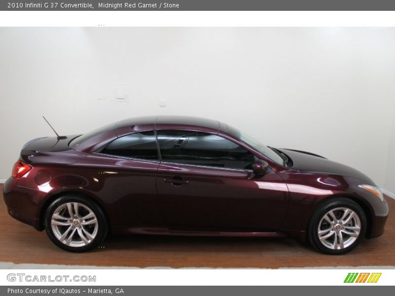 Midnight Red Garnet / Stone 2010 Infiniti G 37 Convertible