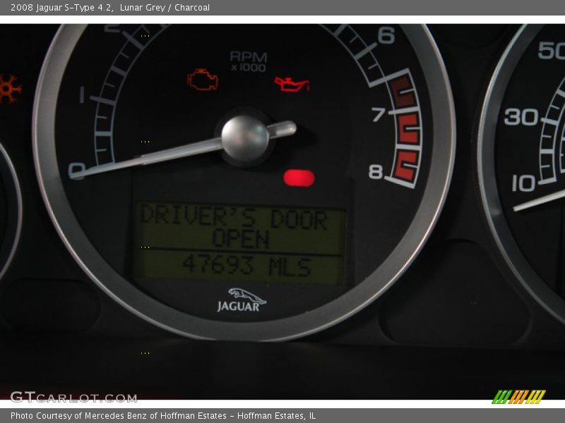 Lunar Grey / Charcoal 2008 Jaguar S-Type 4.2