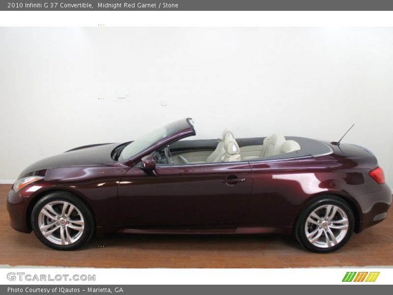  2010 G 37 Convertible Midnight Red Garnet