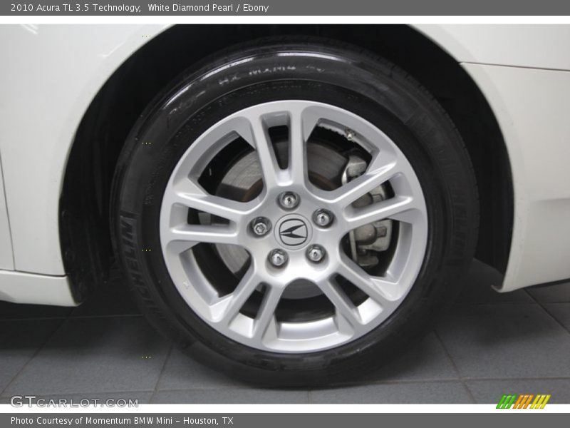 White Diamond Pearl / Ebony 2010 Acura TL 3.5 Technology
