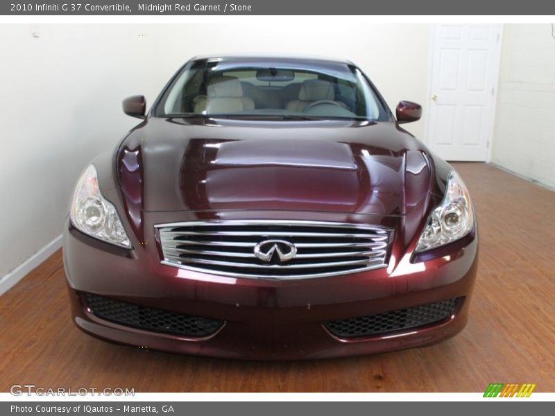 Midnight Red Garnet / Stone 2010 Infiniti G 37 Convertible