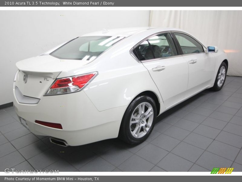 White Diamond Pearl / Ebony 2010 Acura TL 3.5 Technology
