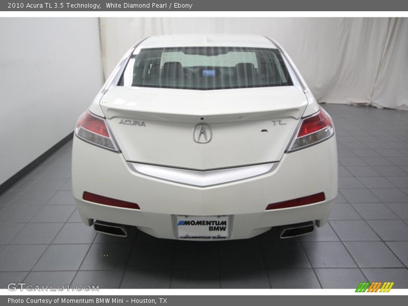 White Diamond Pearl / Ebony 2010 Acura TL 3.5 Technology