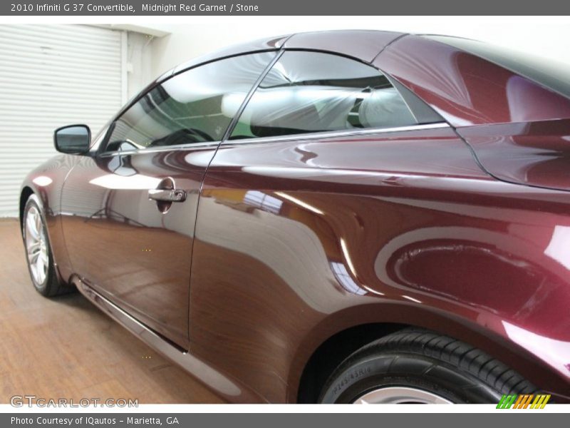 Midnight Red Garnet / Stone 2010 Infiniti G 37 Convertible