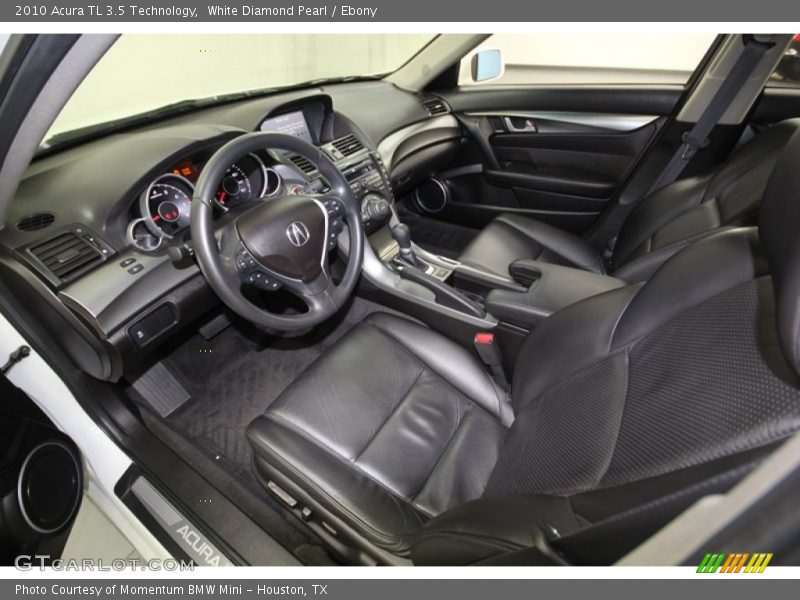 White Diamond Pearl / Ebony 2010 Acura TL 3.5 Technology