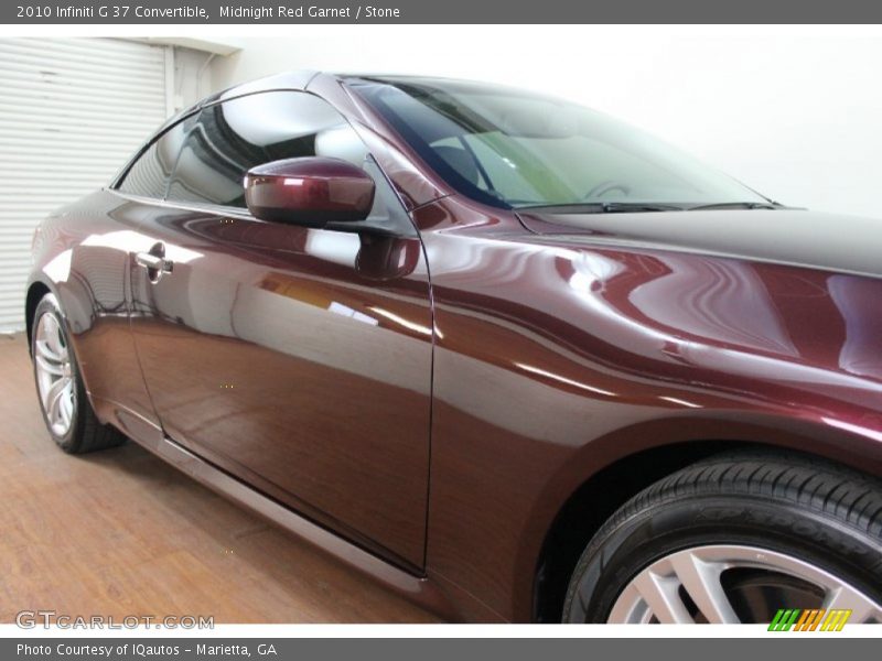 Midnight Red Garnet / Stone 2010 Infiniti G 37 Convertible
