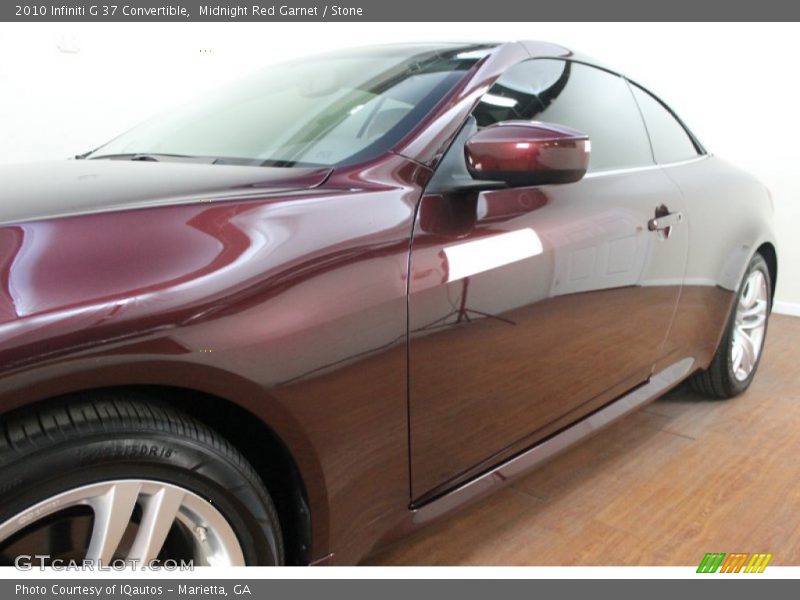 Midnight Red Garnet / Stone 2010 Infiniti G 37 Convertible