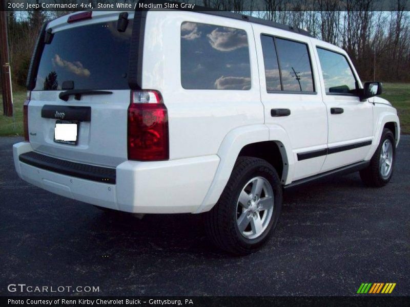 Stone White / Medium Slate Gray 2006 Jeep Commander 4x4