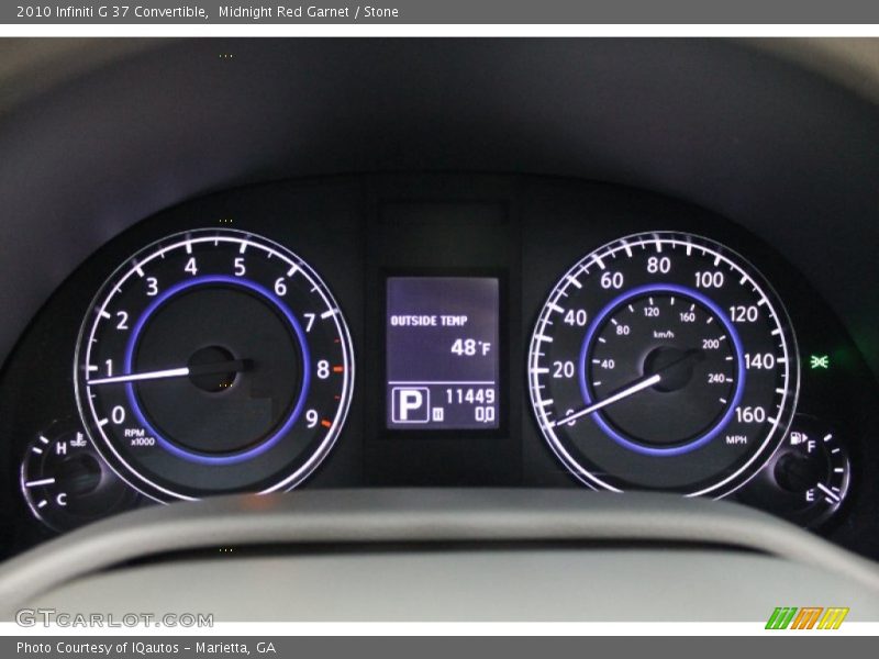 2010 G 37 Convertible 37 Convertible Gauges