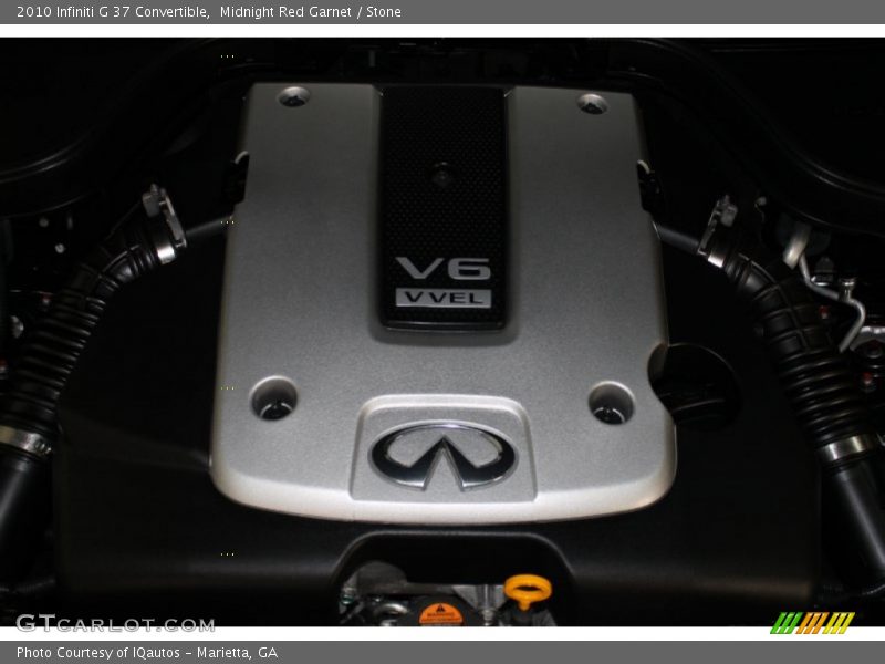 Midnight Red Garnet / Stone 2010 Infiniti G 37 Convertible