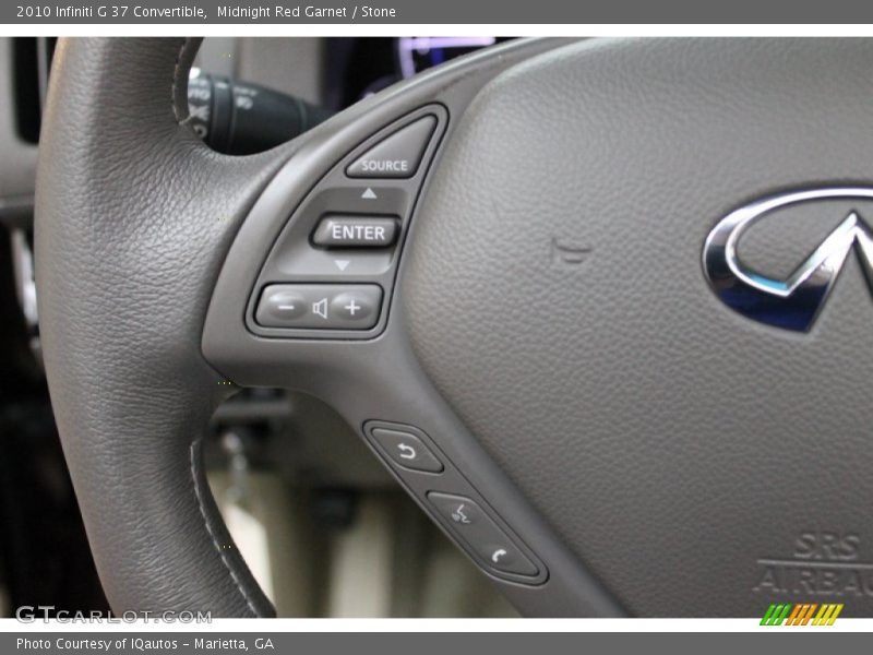 Controls of 2010 G 37 Convertible