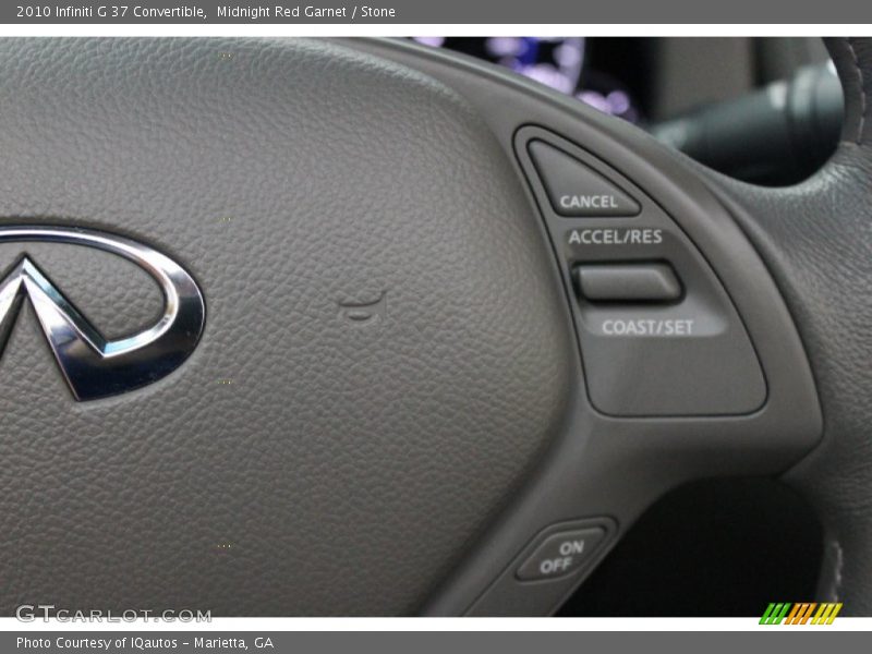 Controls of 2010 G 37 Convertible