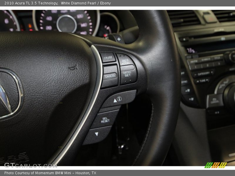 White Diamond Pearl / Ebony 2010 Acura TL 3.5 Technology