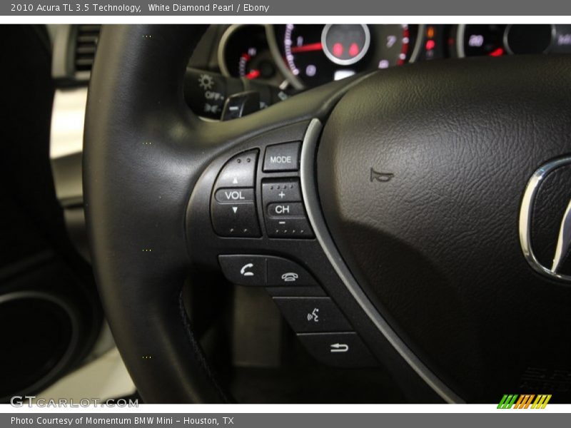 White Diamond Pearl / Ebony 2010 Acura TL 3.5 Technology