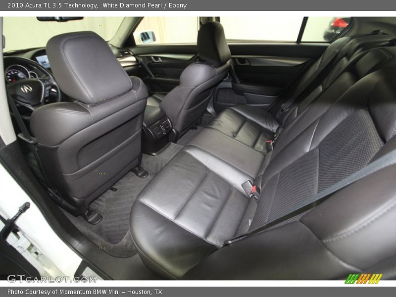 White Diamond Pearl / Ebony 2010 Acura TL 3.5 Technology