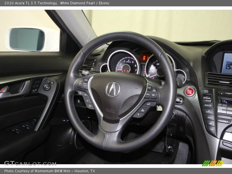 White Diamond Pearl / Ebony 2010 Acura TL 3.5 Technology